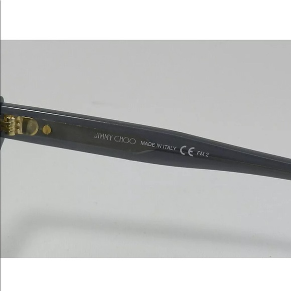 *SOLD* JIMMY CHOO Sunglasses Gray Glittery NEW - Picture 5 of 9